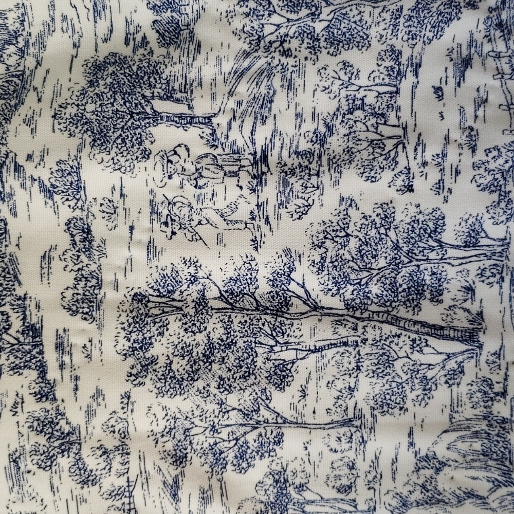 Vintage Vest Floral Flower Trees Mountains River Lake - Picture 8 of 16
